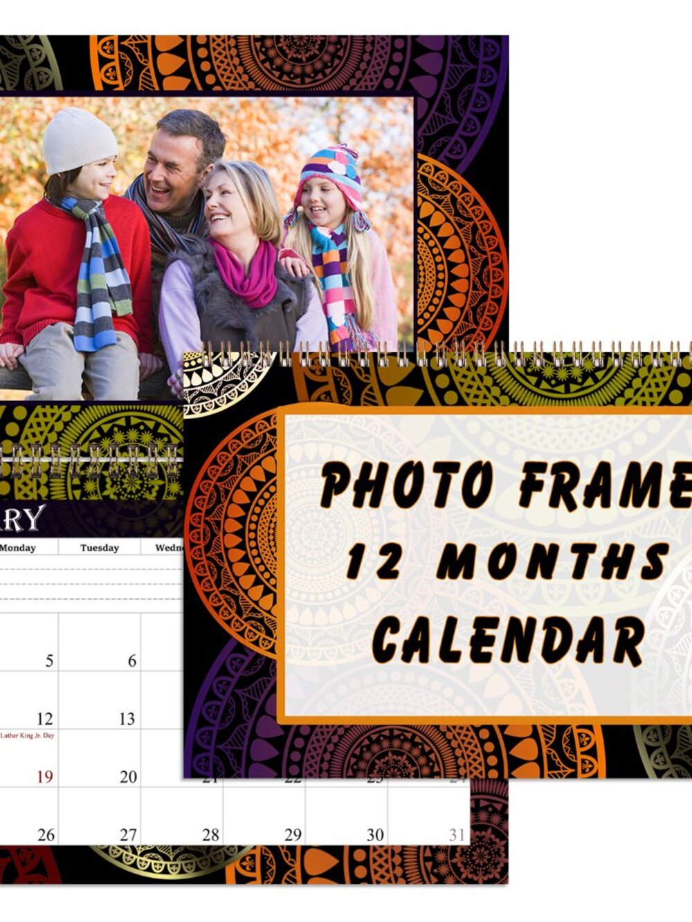 Personalized Custom 2027 Personalized Custom - 12 Months Calendar 8.5x11In. 016
